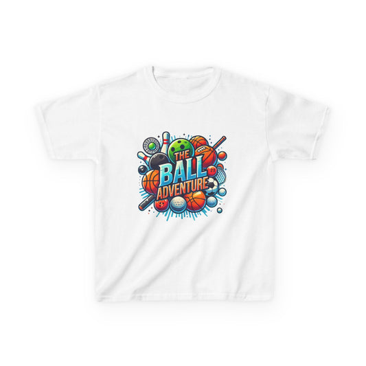 The Ball Adventure Kids Logo Stamped Tee