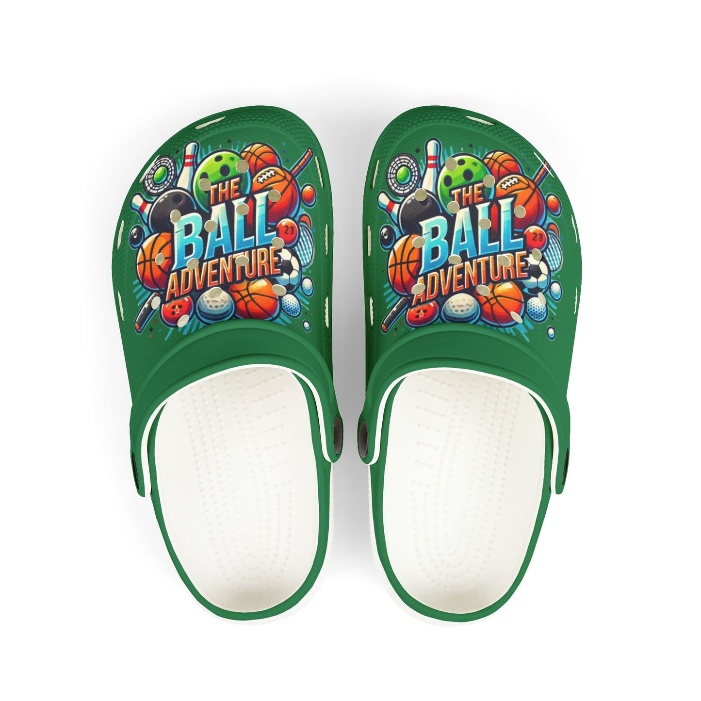 The Ball Adventure Kids Crocs Green