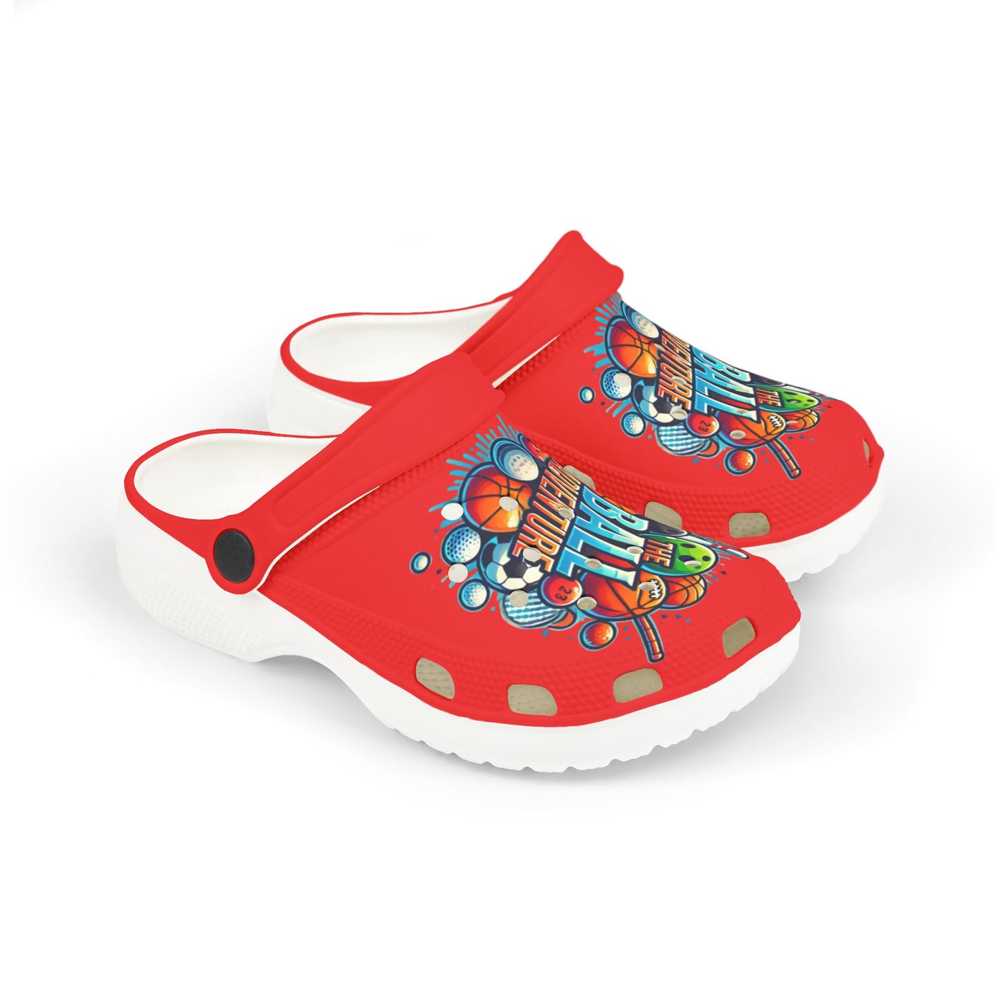 The Ball Adventure Kids Crocs Red