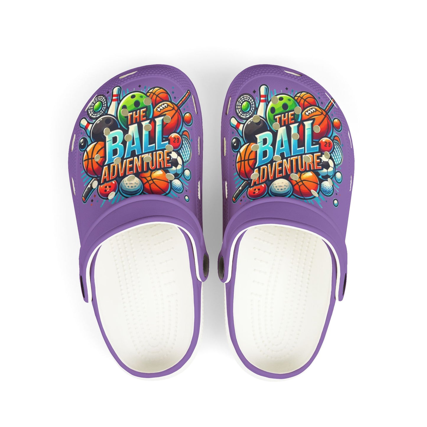 The Ball Adventure Kids Crocs Purple