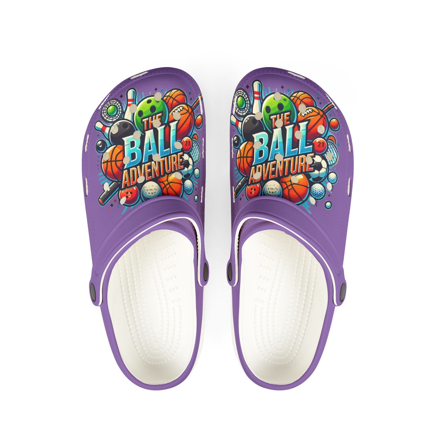 The Ball Adventure Adult Crocs Purple